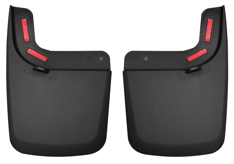Ford F-250 Super Duty Mud Guards - Rear - Husky Liners - FormFit Design with Husky Shield - Black - `17-`27